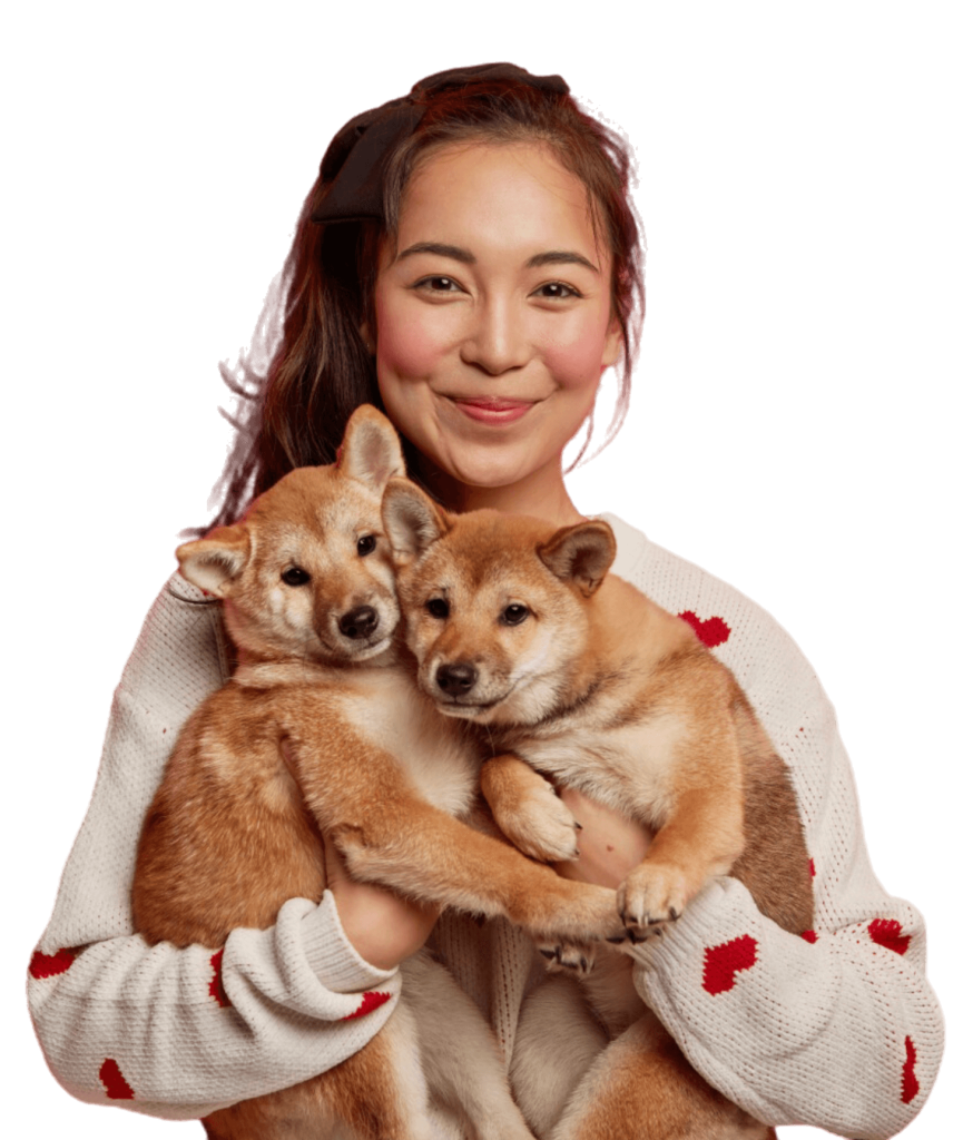 A picture of a satisfied client from VMeDx's Veterinary virtual assistant.