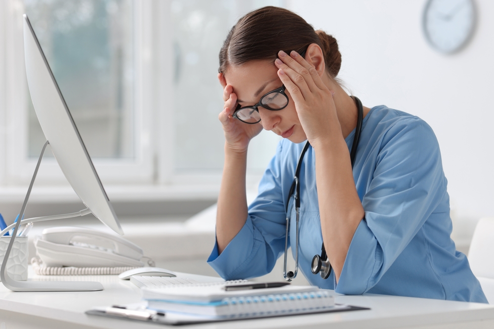 Virtual medical scribe burnout.