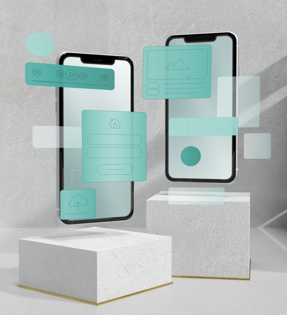 mobile friendly design in mobile phone