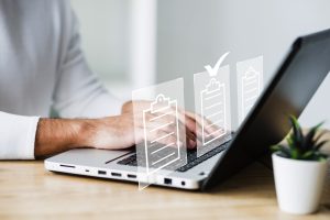 man researching about standard-quality-control-concept