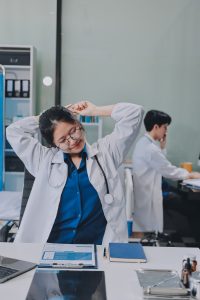 Implement those changes and we can see. Shot of a group of nurses and doctors having a meeting together.