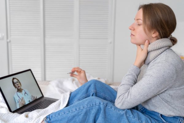 Remote patient engagement having a consultation